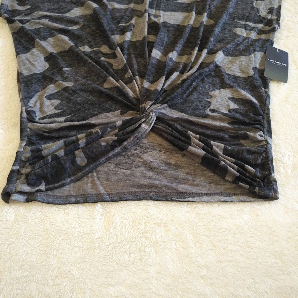 Lucky🍀 Brand Camouflage Print Top - Picture 5 of 12